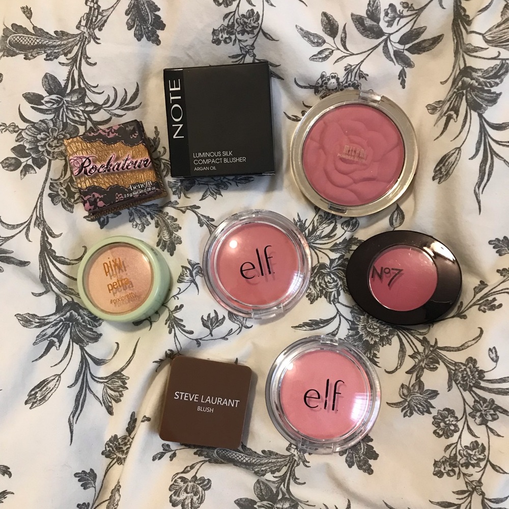 BLUSH LOT! Benefit, Milani, Pixi, No. 7 etc